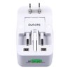 Imagen de Adaptador universal de viaje 125/250V 6/13A