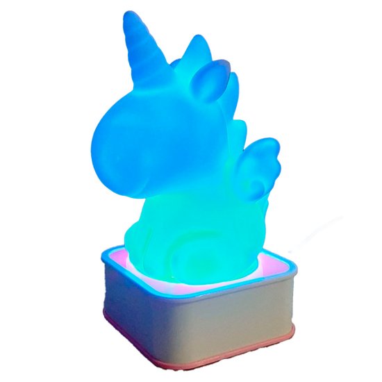 Imagen de Lampara Táctil de Goma Multicolor Unicornio