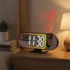 Imagen de Reloj Despertador Digital LED Proyector USB Temperatura