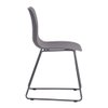 Imagen de Silla Moderna de Polipropileno con Base de Metal Mövi