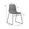 Imagen de Silla Moderna de Polipropileno con Base de Metal Mövi