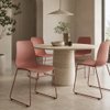 Imagen de Silla Moderna de Polipropileno con Base de Metal Mövi
