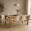 Imagen de Silla Polipropileno con Base de Metal Minimalista Mövi