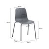 Imagen de Silla Polipropileno con Base de Metal Minimalista Mövi