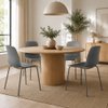 Imagen de Silla Polipropileno con Base de Metal Minimalista Mövi
