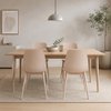 Imagen de Silla de Comedor Polipropileno Reforzado Beige Mövi