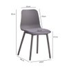Imagen de Silla de Comedor de Polipropileno con Asiento Acolchonado Mövi