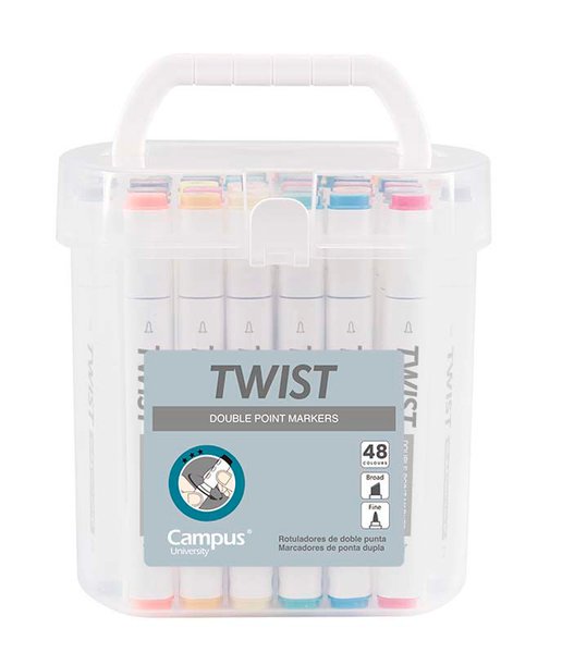 Imagen de Marcadores Campus Twist X48
