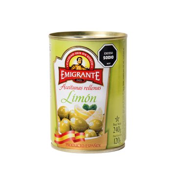 Imagen de Aceituna Emigrante Rellena de Limon Lata 240 gr