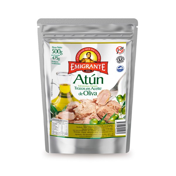 Imagen de Atun Emigrante Trozos En Aceite de Oliva 500 gr