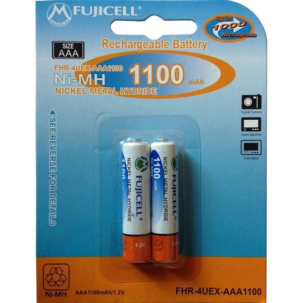 Imagen de Pilas Rec.aaa Fujicel 1100mah