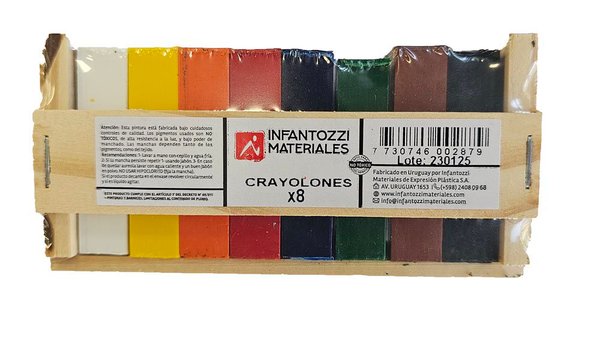 Imagen de Crayolones En Madera X8