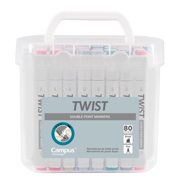 Imagen de Marcadores Campus Twist X80