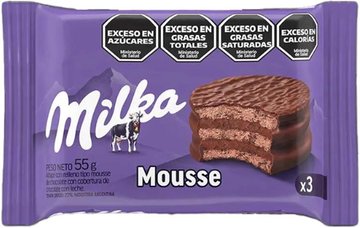 Imagen de Alfajor Milka Triple Mousse 55 gr