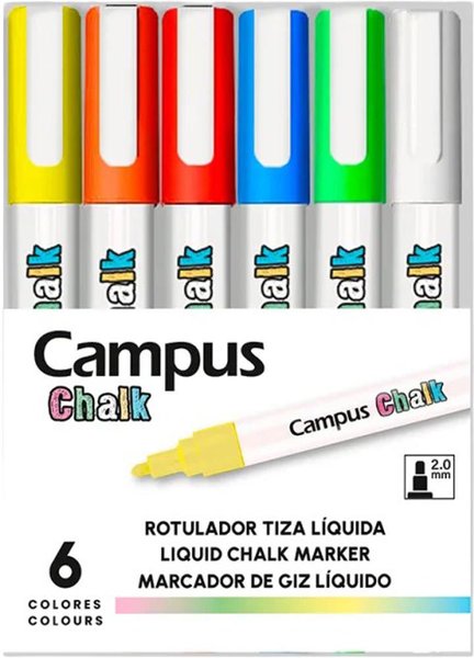 Imagen de Marcadores Chalk Campus X6