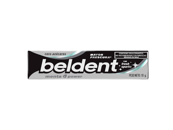 Imagen de Chiclet Beldente Menta Fuerte x 20