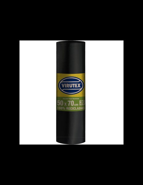 Imagen de Bolsa Para Basura Virutex Bio Rollo 50x70 20 Un