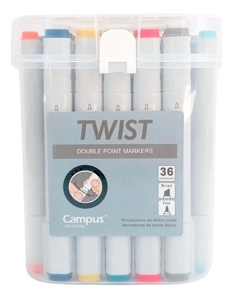 Imagen de Marcadores Campus Twist X36