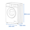 Imagen de Lavarropas James 10.5kg