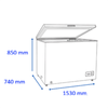 Imagen de Freezer horizontal James 496L