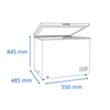 Imagen de Freezer horizontal James 99L
