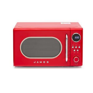 Imagen de HORNO MICROONDAS JAMES  RETRO ROJO