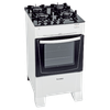 Imagen de Cocina James C 690V  Supergas Vidrio Blanca