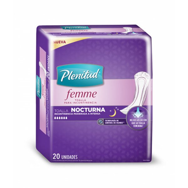 Imagen de PLENITUD - POISE - TOALLA ADULTO - NOC  - S/AL - 20 UN - D**