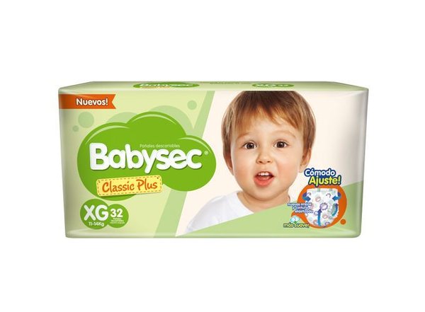 Imagen de BABYSEC - CLASICO PLUS - XG - X 32 - D**