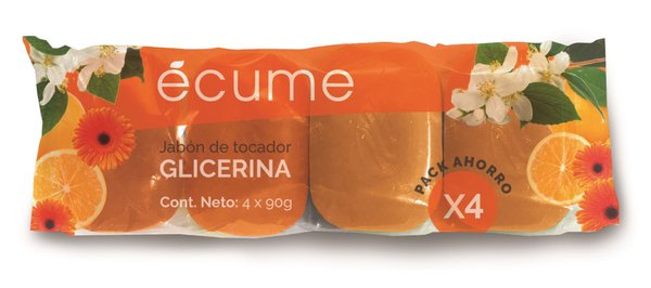Imagen de ECUME - JABON - BARRA - 4 X 90 GRS - GLICERINA