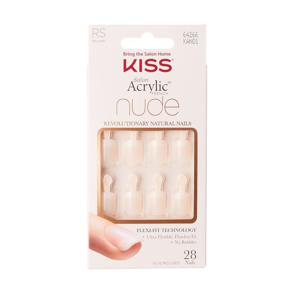 KISS - UÑAS POSTIZAS - KAN01- NUDE NAILS - Breathtaking