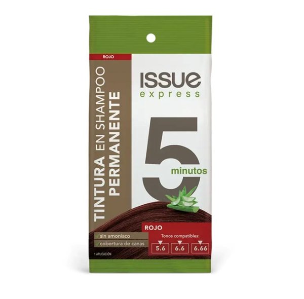 ISSUE - TINTURA EN SHAMPOO - EXPRESS 5 MIN - ROJO