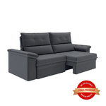 Imagen de Sillón Reclinable 2 Cuerpos Alaska Gris