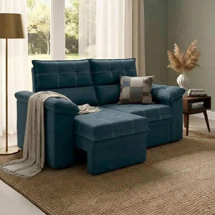 Imagen de Sillón Reclinable 2 Cuerpos Alaska Petróleo