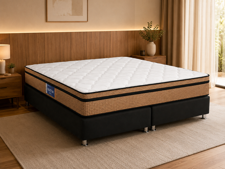 Imagen de Conjunto Sommier Selectus Extra King 24 cm