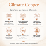 Imagen de Colchón King Híbrido Climate Copper 35cm