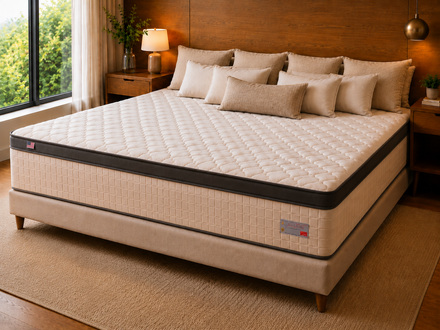 Imagen de Colchón Extra King Híbrido Royal Látex 36cm