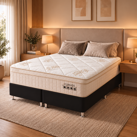 Imagen de Sommier Box Queen Híbrido Climate Copper