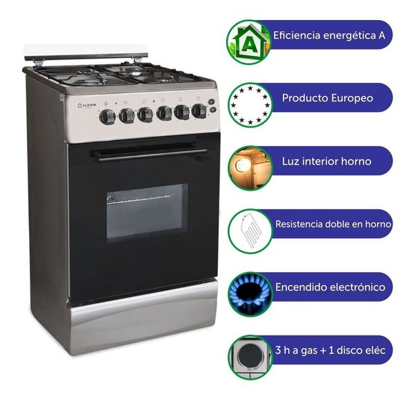 Imagen de Cocina combinada Eldom Florencia ULTRA 3g+1d