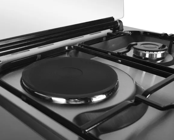 Imagen de Cocina Combinada Vicenza Eldom Inox Turbina 3h Gas Y Disco Rápido