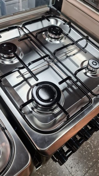 Imagen de Cocina combinada ELDOM MILAN 4h gas turbina timer inox