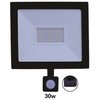 Imagen de Foco led mini  luz fría  con sensor de movimiento y luz IP66 30W