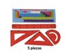 Imagen de Juego de geometria flexible con tabla periodica en español x