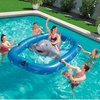 Imagen de Inflable gigante diseño Tiburón con efecto de olas piscina