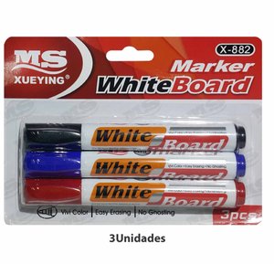 Imagen de Marcador para pizarra colores  3 unidades
