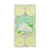 Imagen de Velas chatas blancas 8 unidades