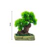 Imagen de Adorno maceta rústica con bonsai de pino