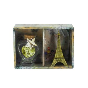 Imagen de Adorno torre Eiffel  frasco caja mica