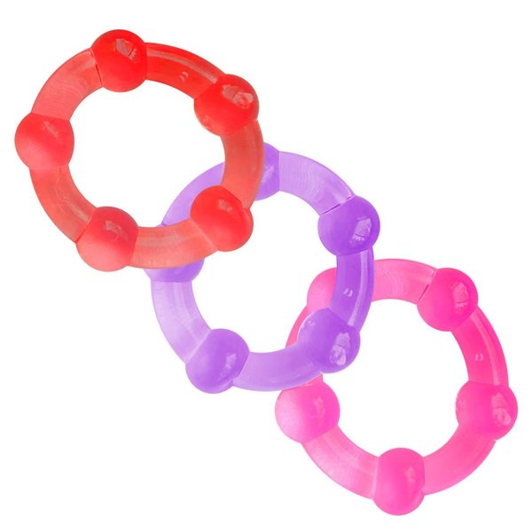 Imagen de Anillo estimulador con textura para pene