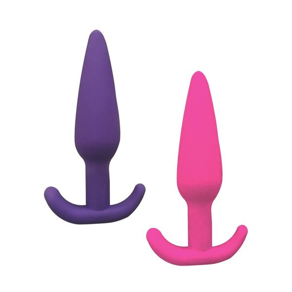 Imagen de Plug Dilatador anal  liso Base curva